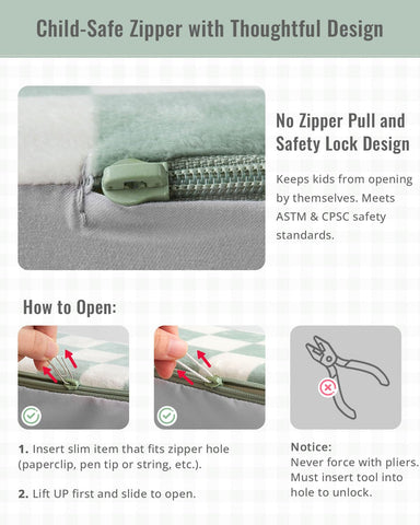 Blissful Diary preassembled-machine-washable-cover simplifies setup and maintenance.