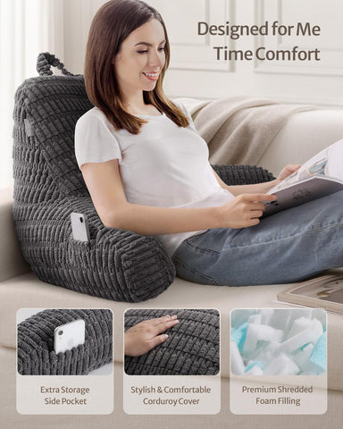 Blissful Diary shredded memory foam offers breathable, moldable comfort.