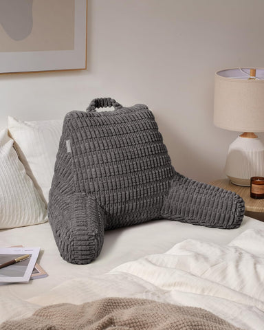 Blissful Diary Reading Pillow top handle facilitates easy transport around home.