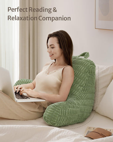 Blissful Diary reading pillow top handle for easy carry.