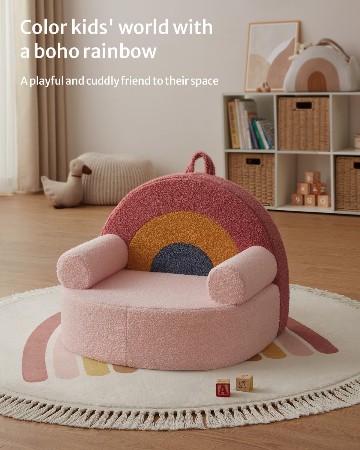 Blissful Diary gift-ready rainbow chair for special occasions