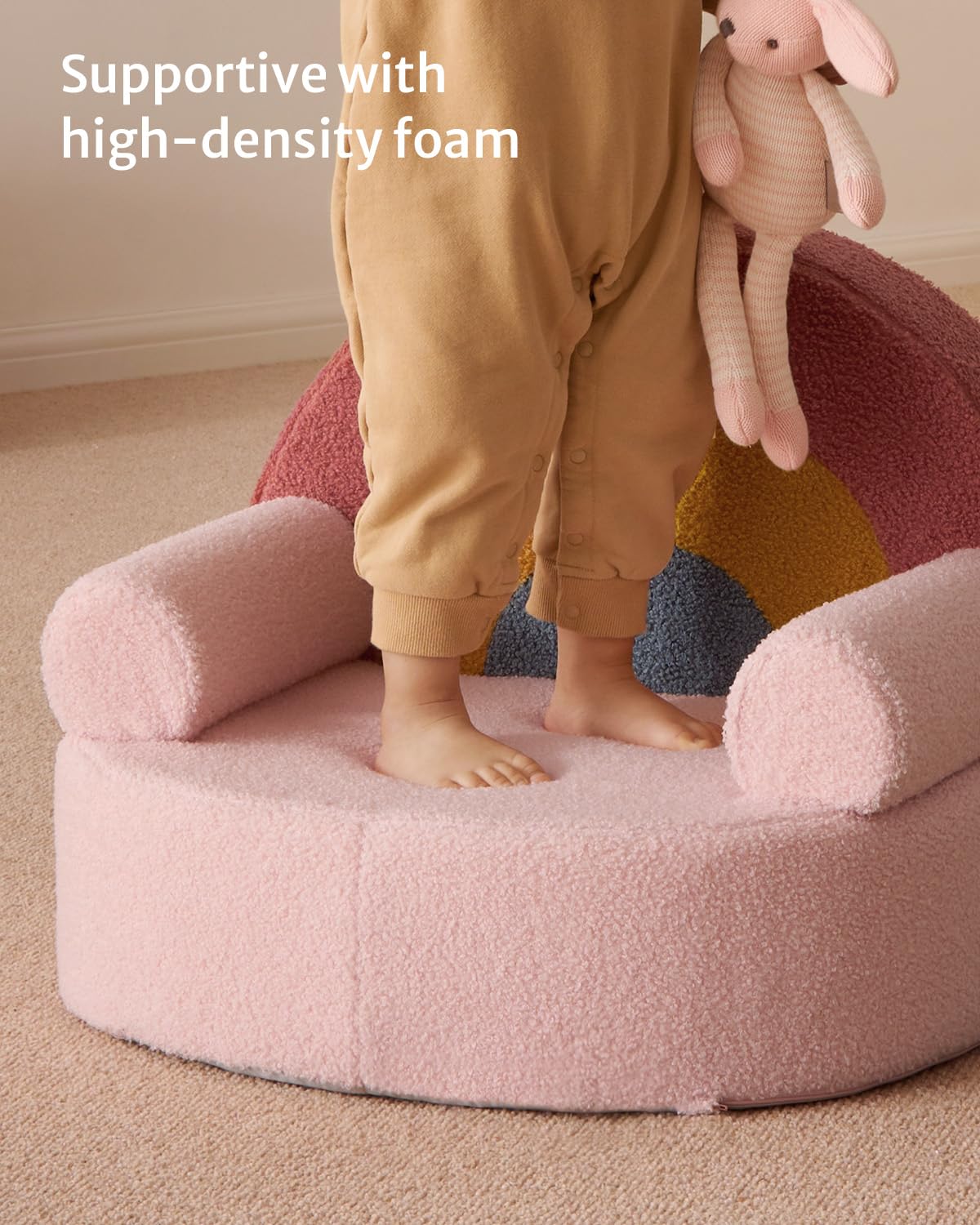Blissful Diary toddler chair in blush pink room decor idea
