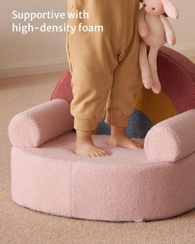 Blissful Diary toddler chair in blush pink room decor idea