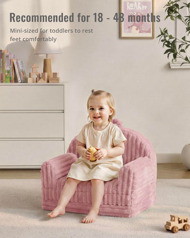 Blissful Diary sturdy foam supports safe seating for kids