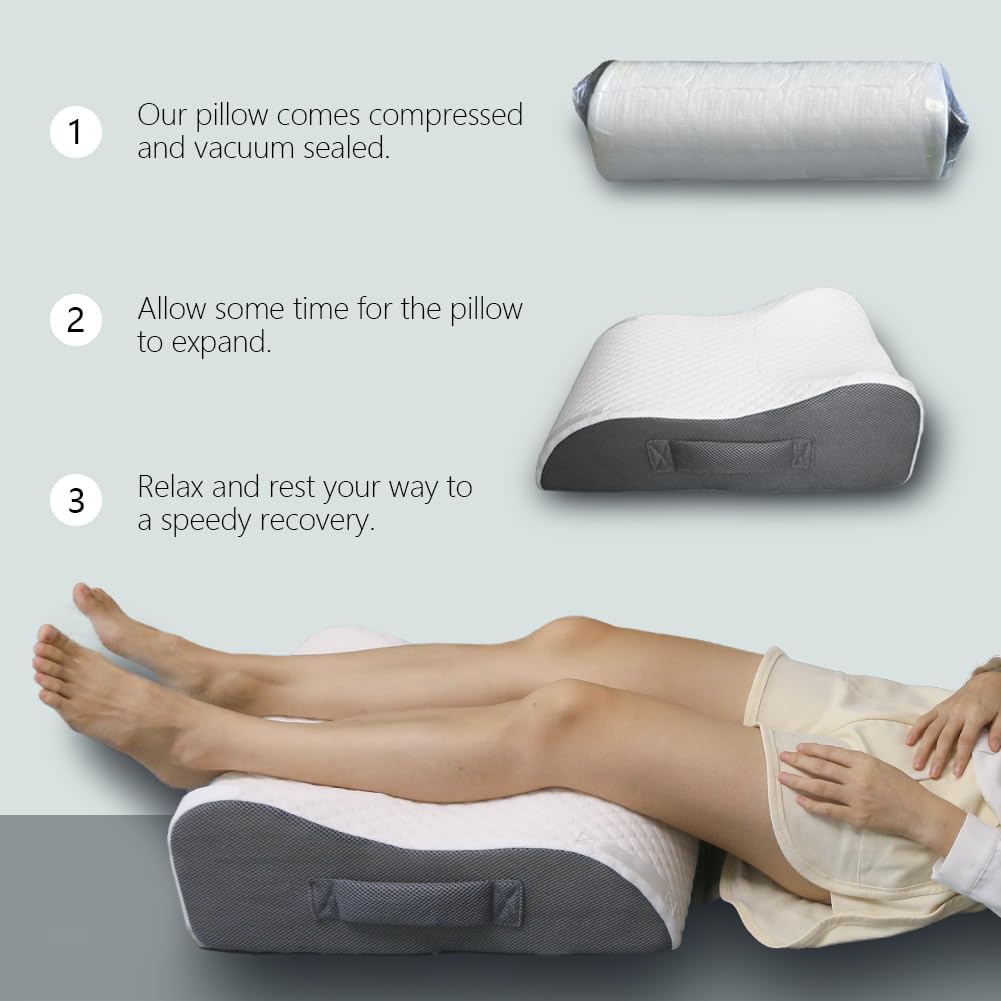 BlissfulNest anti-slip bottom keeps pillow in place during rest