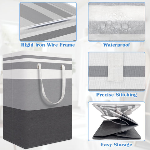 BlissTotes 125L capacity stores bulky clothes and towels with ease.