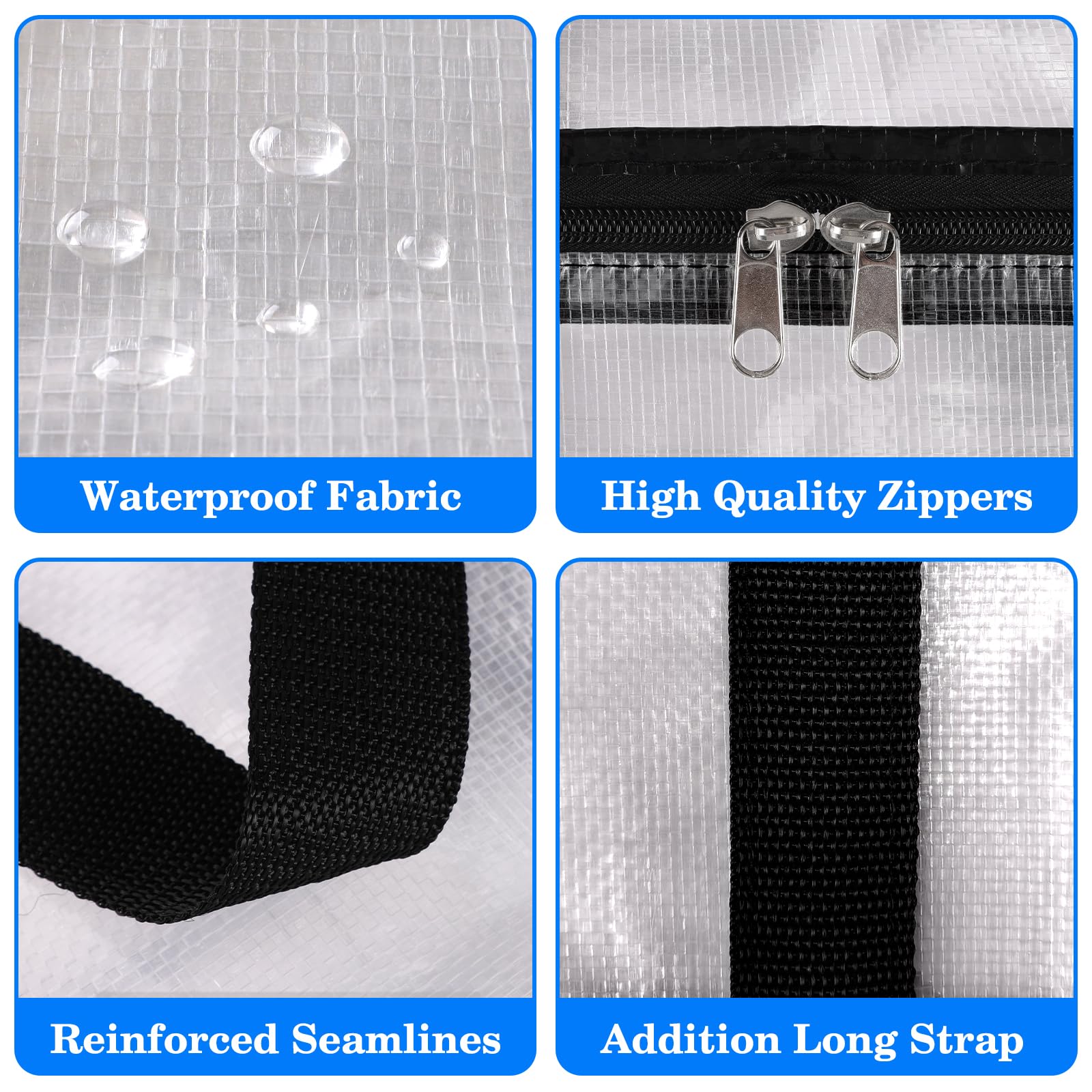 BlissTotes heavy-duty zippers secure fully packed bags.