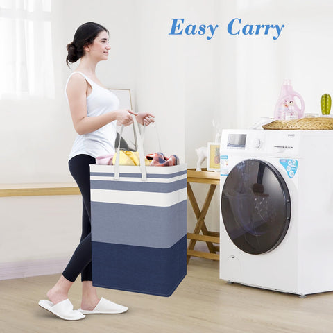 BlissTotes 75L capacity used for bulky items in dorm storage.
