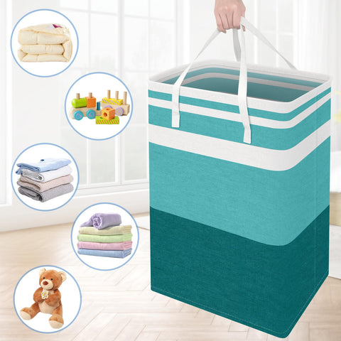 BlissTotes 75L capacity emphasized for family laundry needs