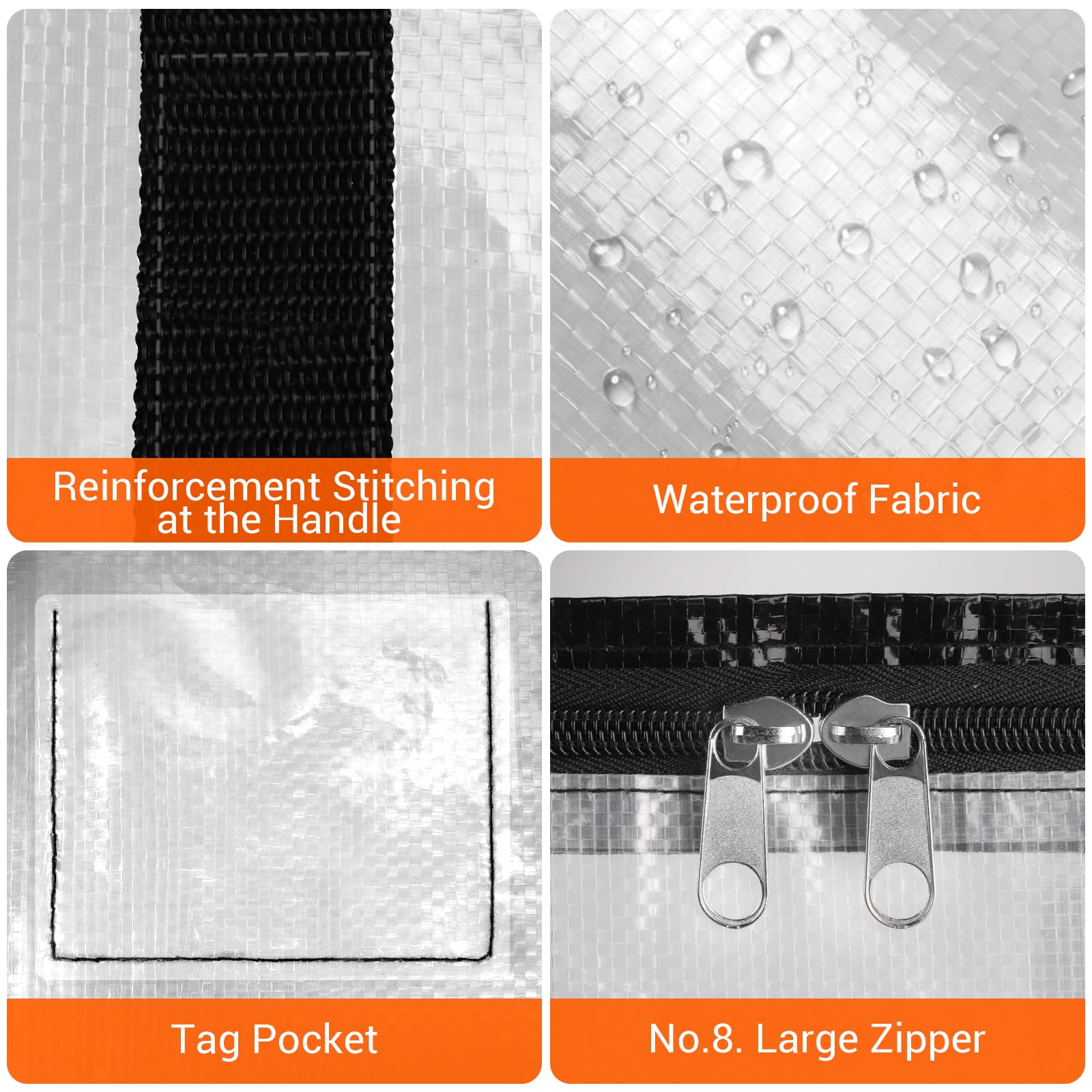 BlissTotes waterproof fabric protects contents during transport