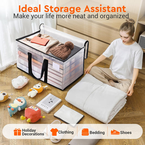BlissTotes large 93L bag fits bedding and bulky clothing efficiently.