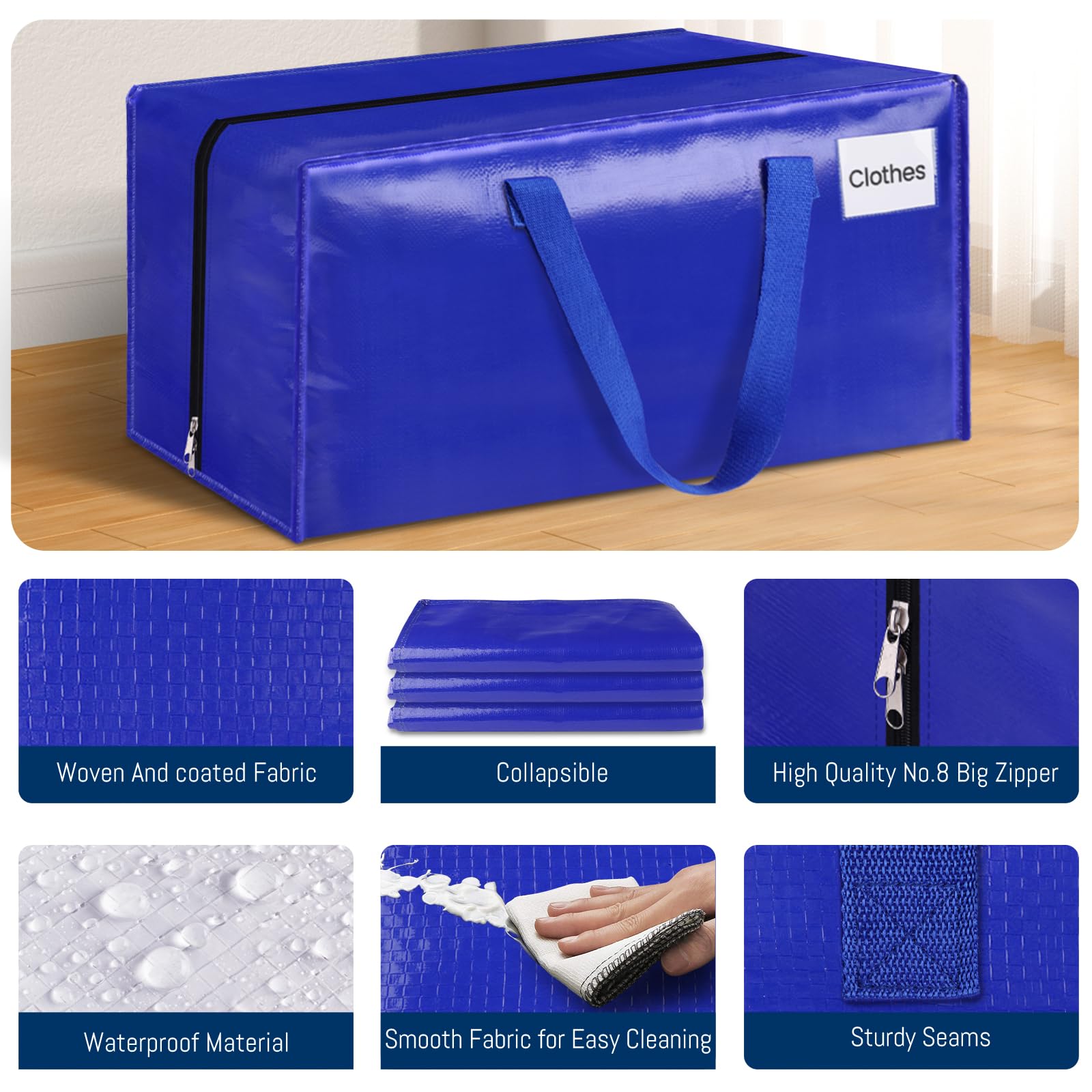 BlissTotes heavy-duty weave material detail highlighting durability.