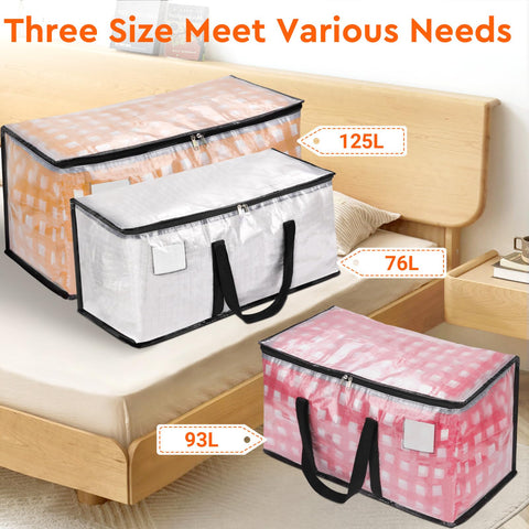 BlissTotes multi-purpose bag ideal for moving, storage, and dorm organization.