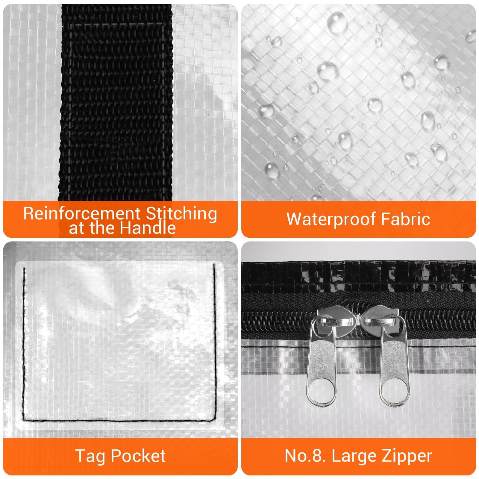 BlissTotes water-resistant bag protecting garments during storage.