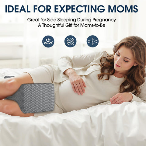 BlissTrends knee pillow removable cover for easy washing and care.