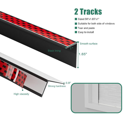 Close-up of Bliwans PVC light-absorbing strip reducing glare.