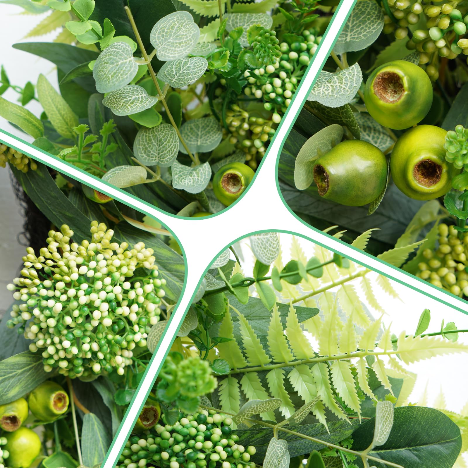 Bloeien elm leaves texture adds depth to greenery wreaths