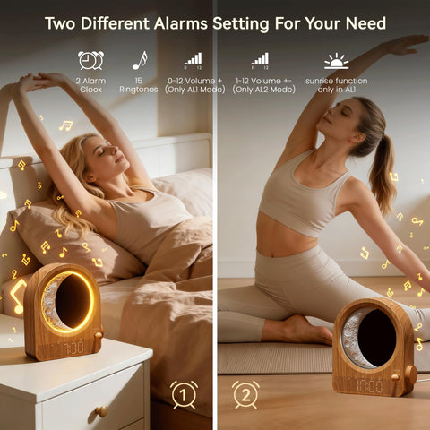 blonbar 3D moon with stars creating dreamy night mood