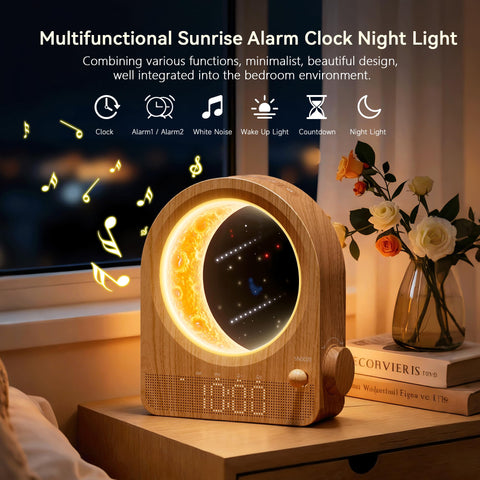 blonbar dual alarm setup showing two alarms for couples