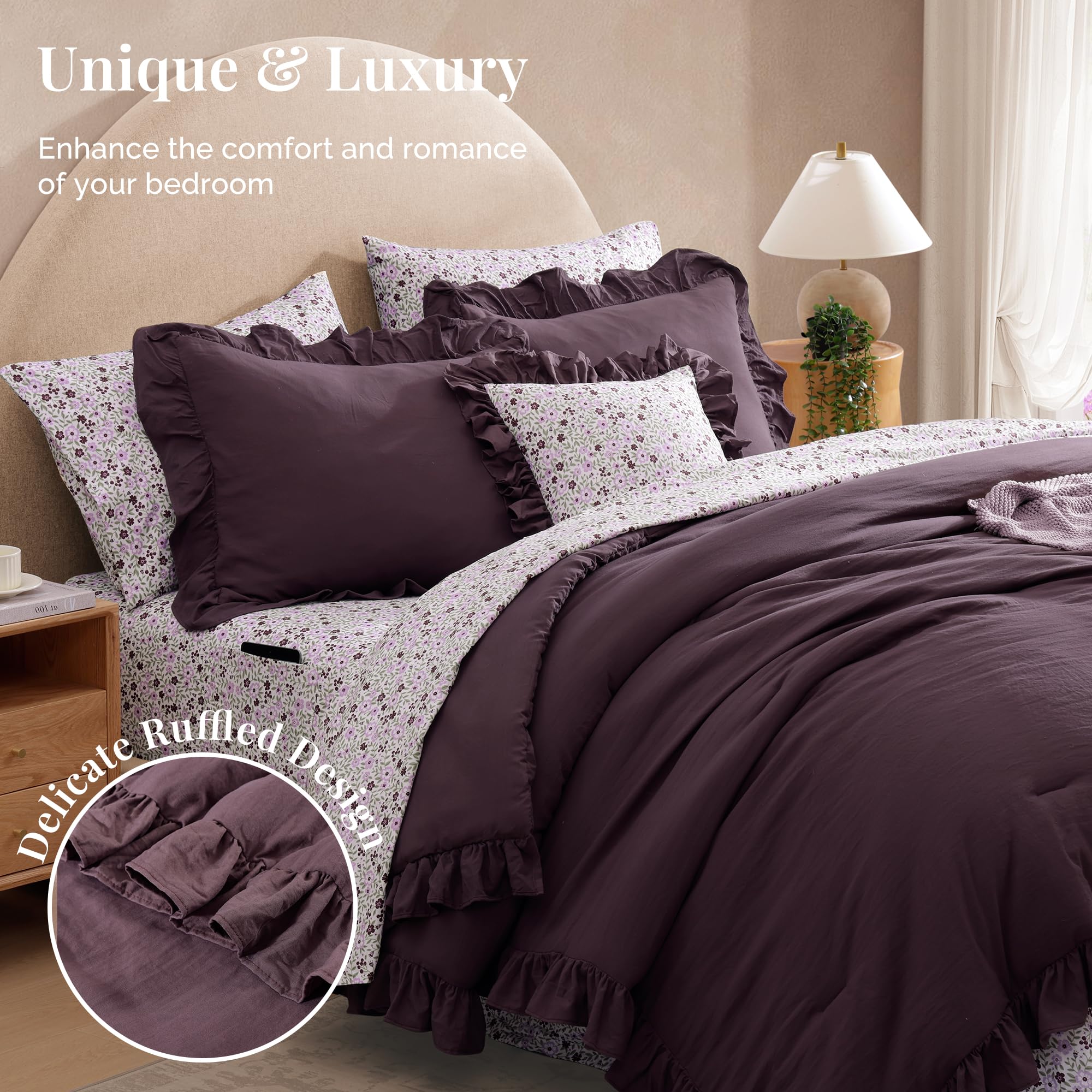 BLOOMHAVEN floral sheet design introduces a fresh, sophisticated focal point