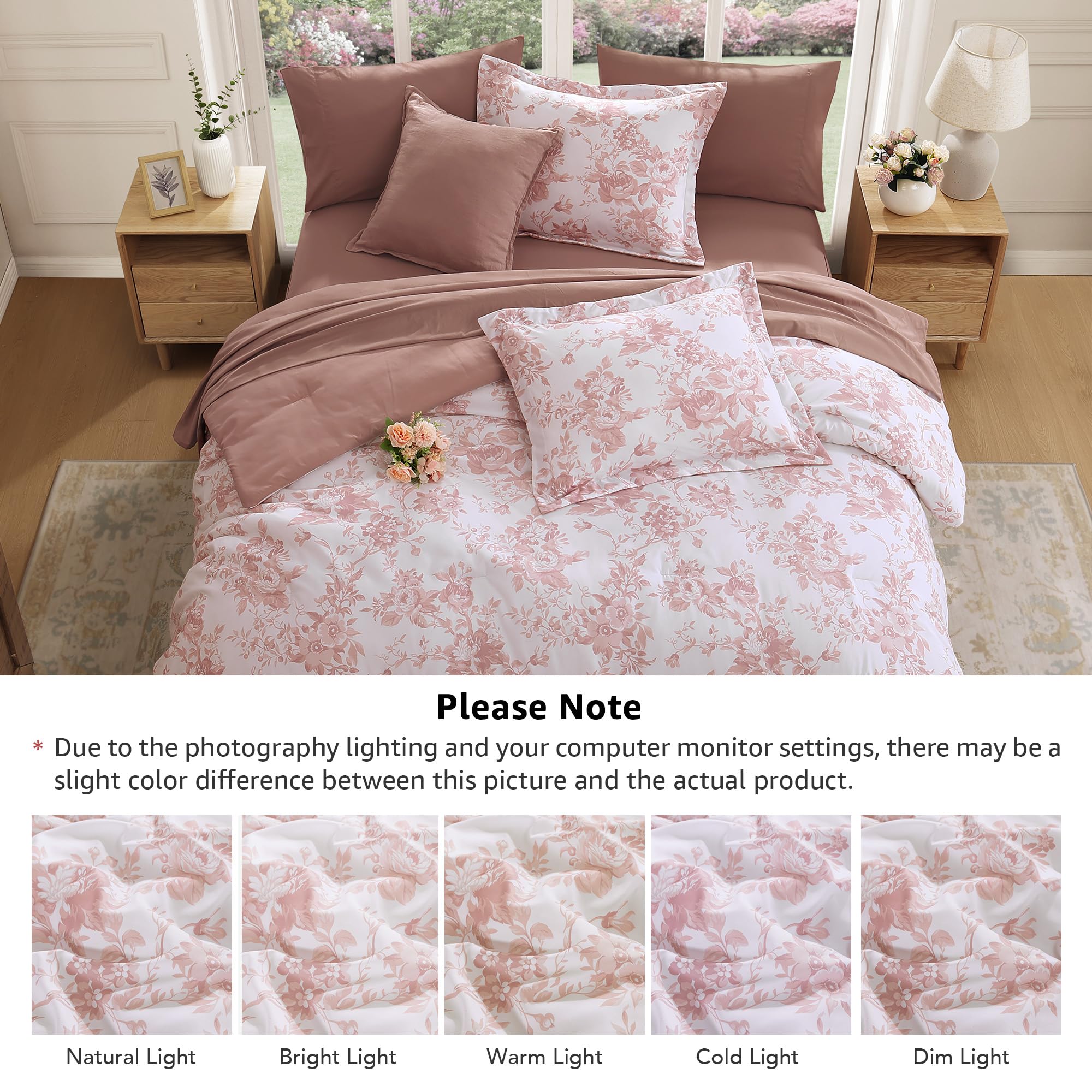 Bloomhaven flat sheet 90x102 on bed shows generous bedding coverage.
