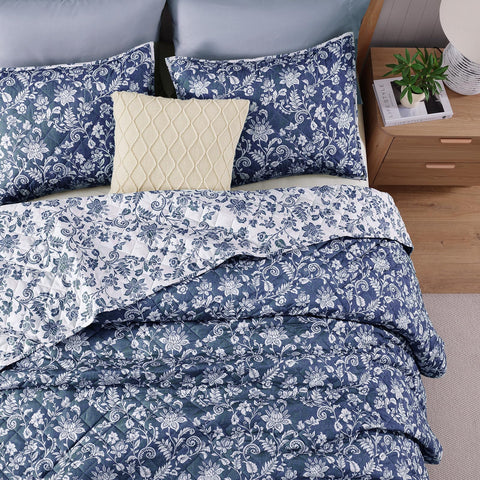 BLOOMHAVEN lightweight quilt ideal for warm nights or layering in cooler seasons.