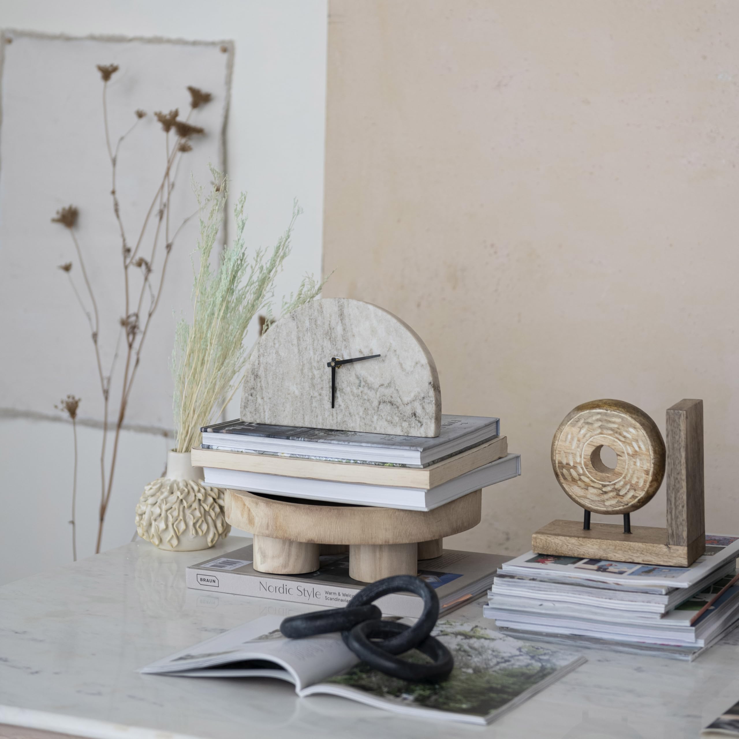 Bloomingville gift-ready mantel clock suitable for decor lovers.