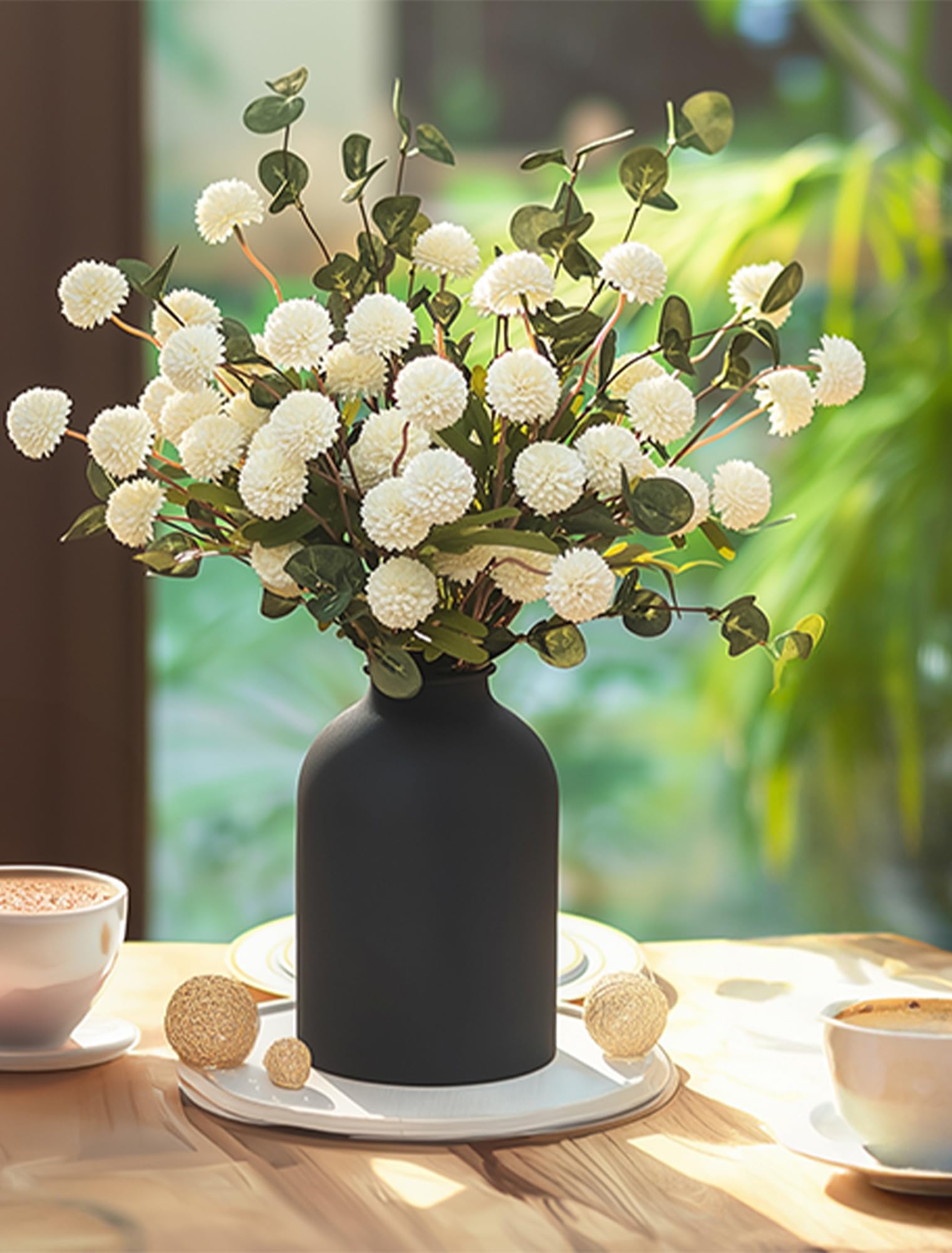 BLOSMON living room decor idea with a chic centerpiece