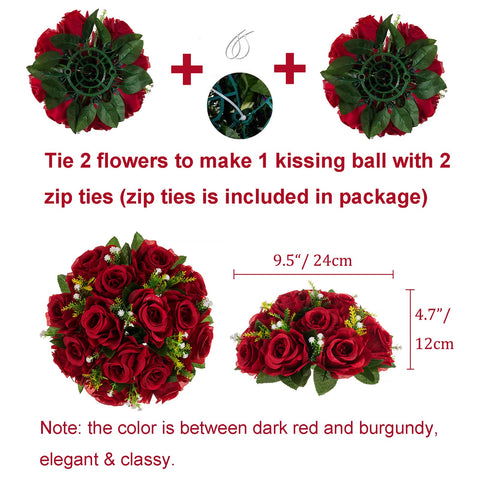 BLOSMON rose ball 8 cm diameter adds lush texture to mantels and shelves