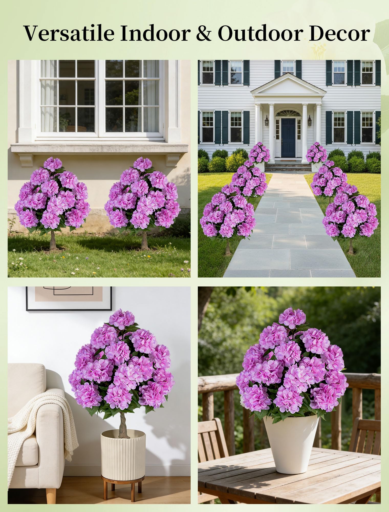 BLOSMON weatherproof topiary designed for sun and rain year-round