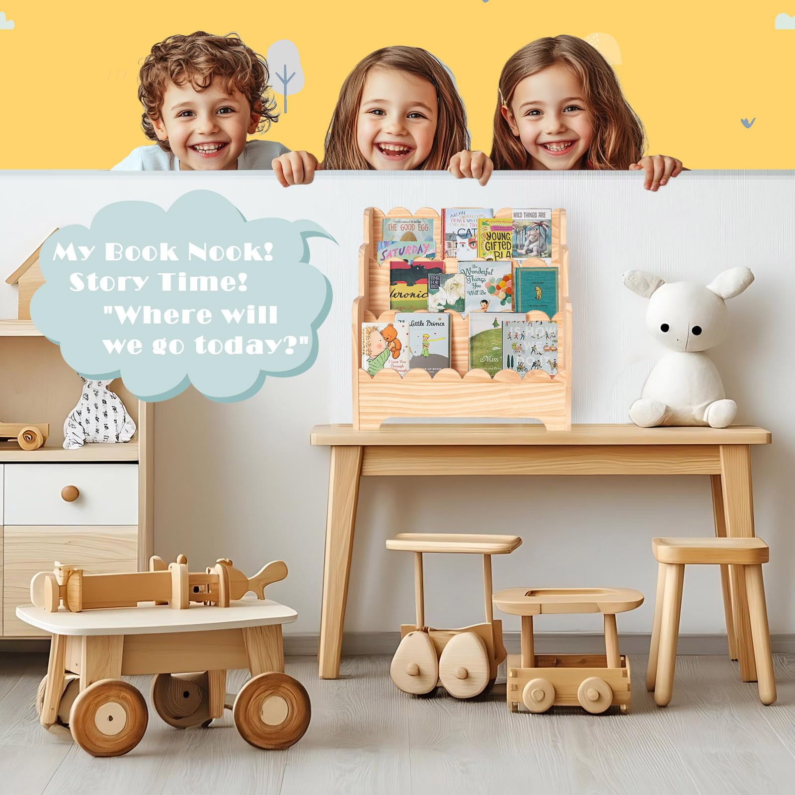 Blossome assembly-friendly design delivers sturdy stability for long-lasting organization.