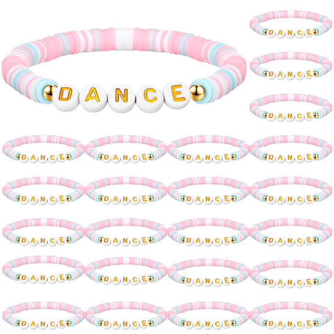 Blosssound 24-pack dance bracelets showcase versatile recital gifts and team favors.