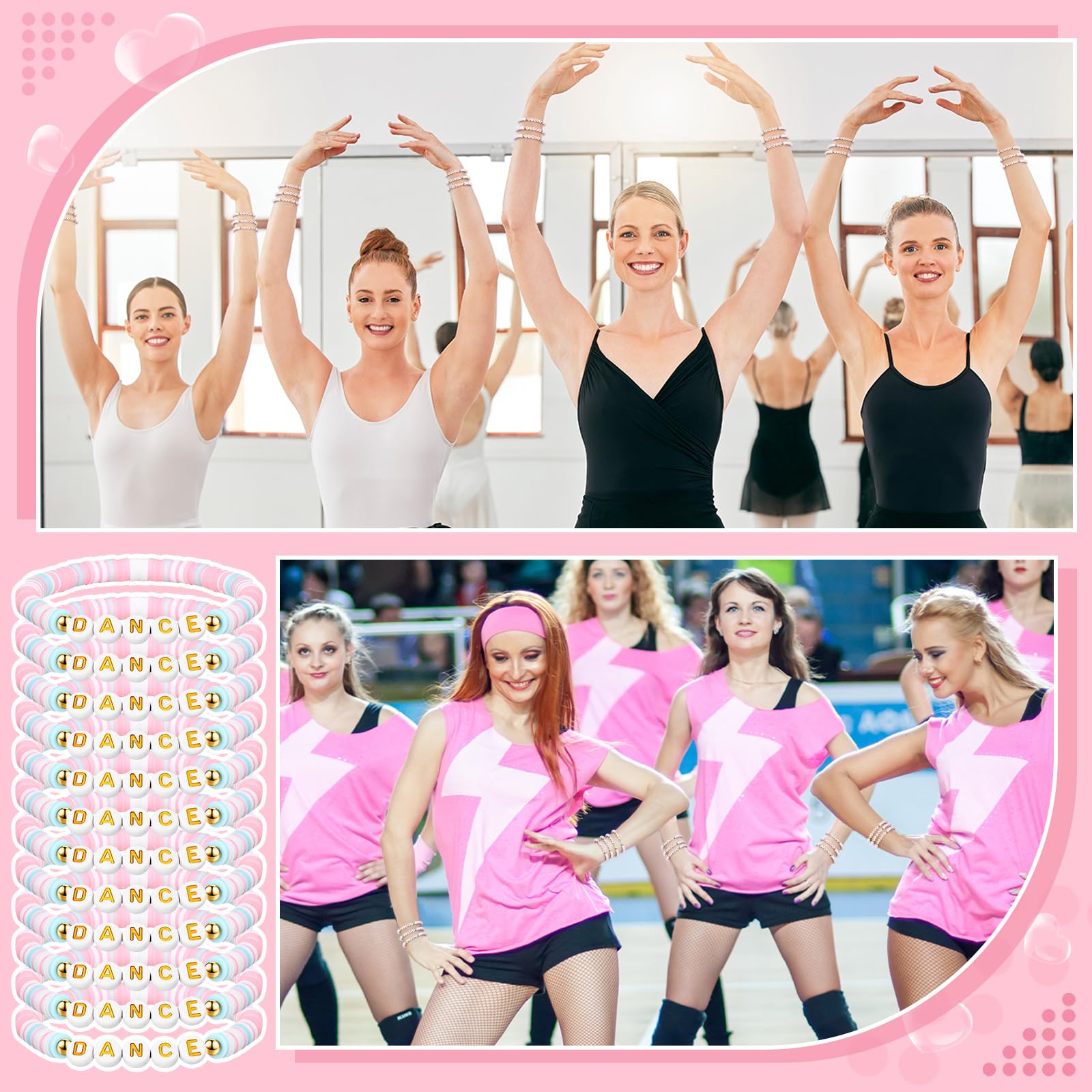 Blosssound gift-ready bracelets suggest ideal teacher and dancer gifts.