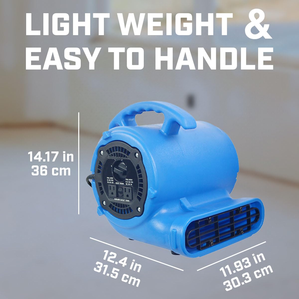 BLOTEK carry handle design enables easy transport between jobs