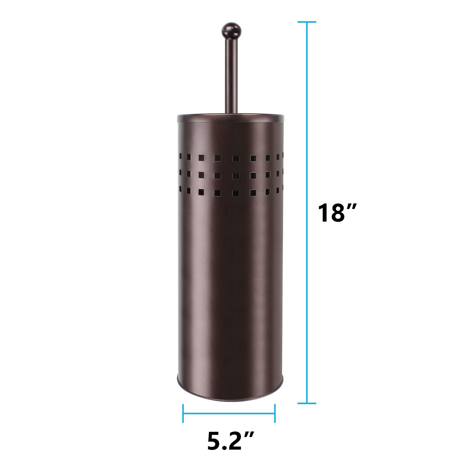 Blue Donuts canister with aeration holes speeds dry after use.