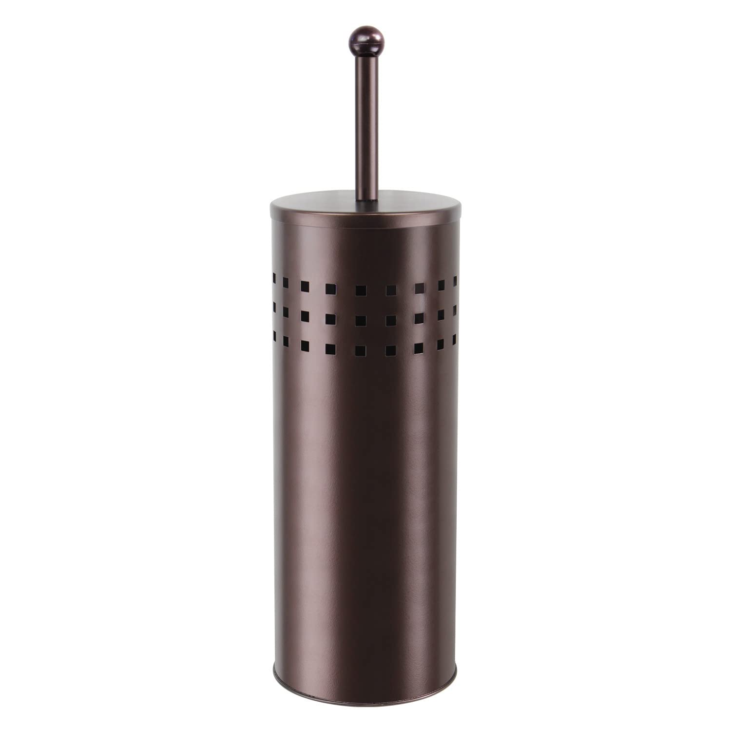 Blue Donuts multi-use plunger head designed for toilets and tubs.