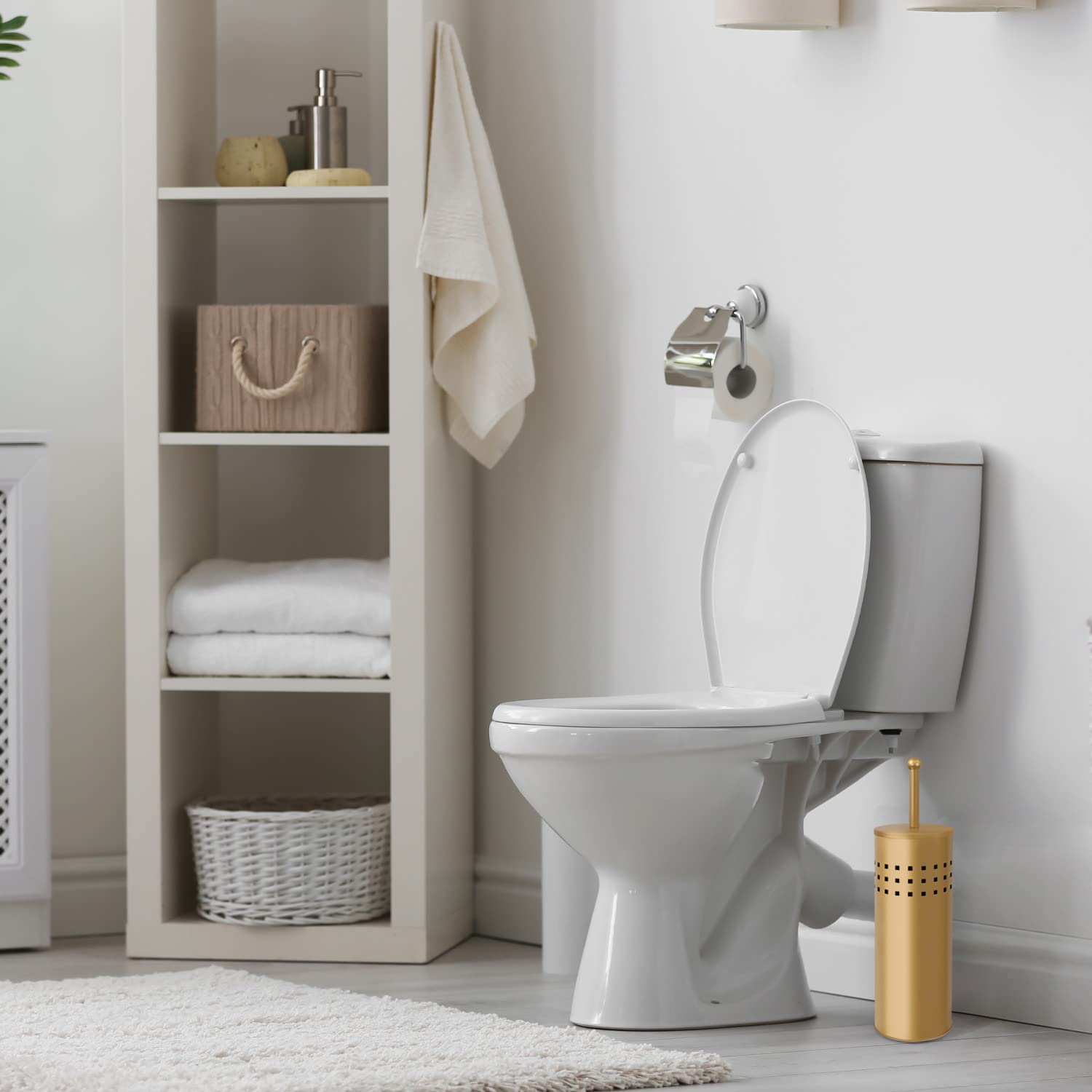 Blue Donuts chrome finish adds a subtle, stylish touch to any bathroom.