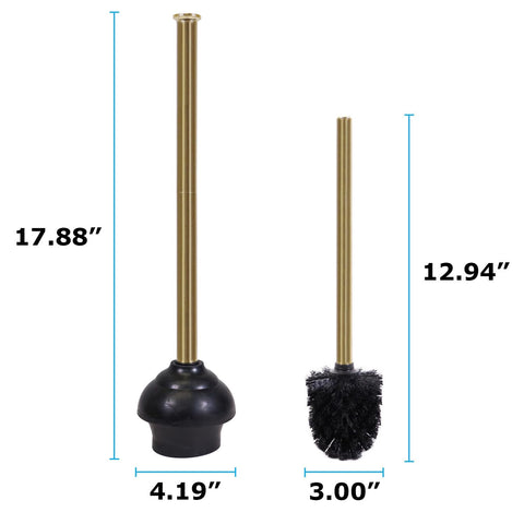 Blue Donuts toilet-brush-bristles-detail-gold highlights soft bristles for gentle cleaning.