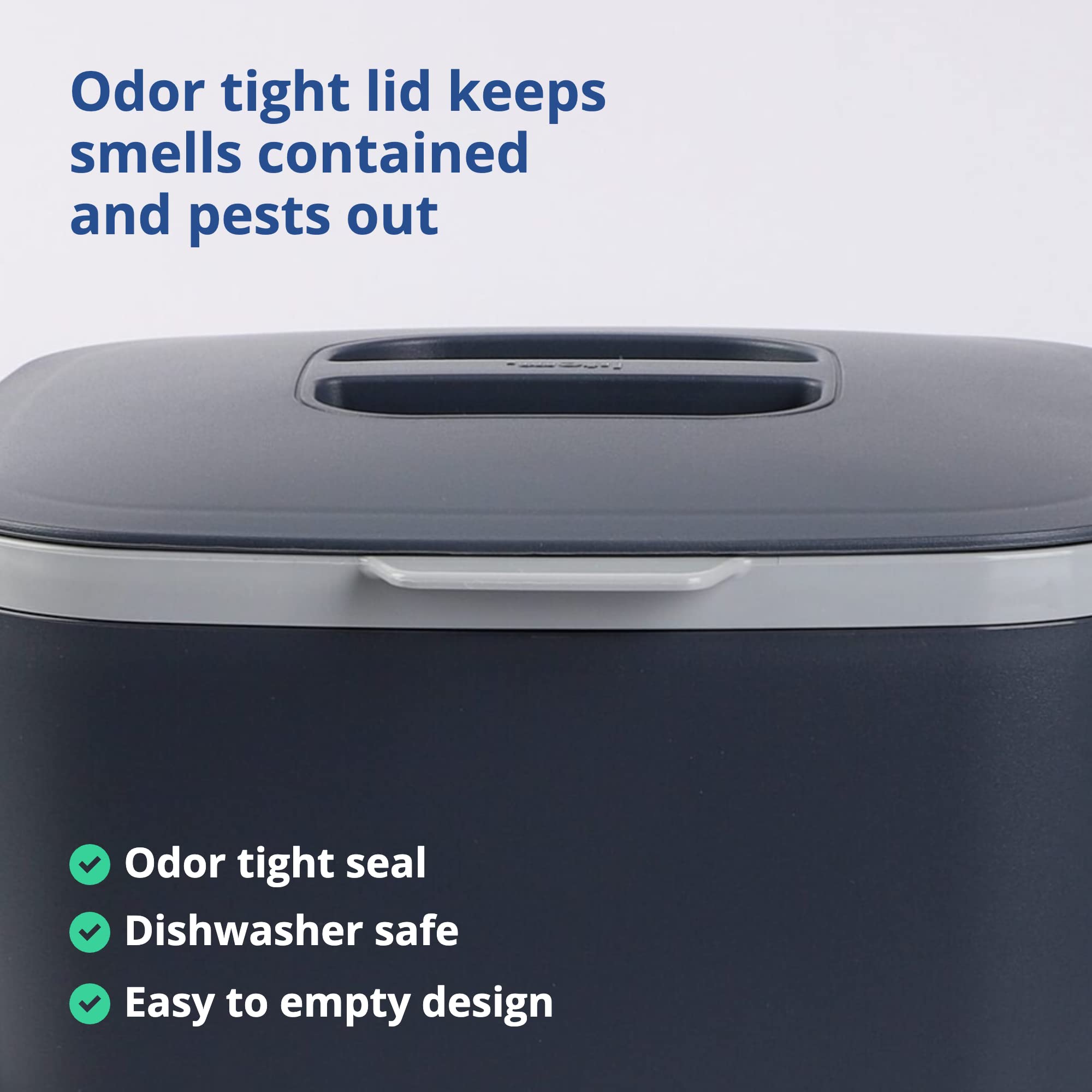 Blue Ginkgo dishwasher-safe plastic for quick cleanup