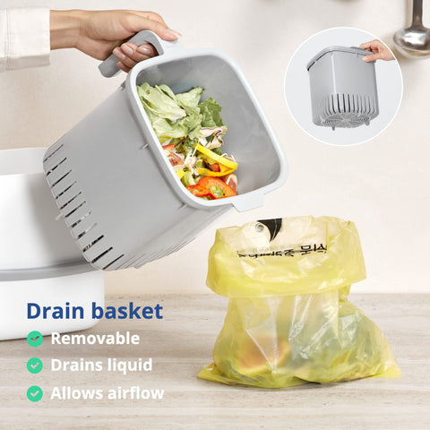Blue Ginkgo handles enable easy transport and disposal.