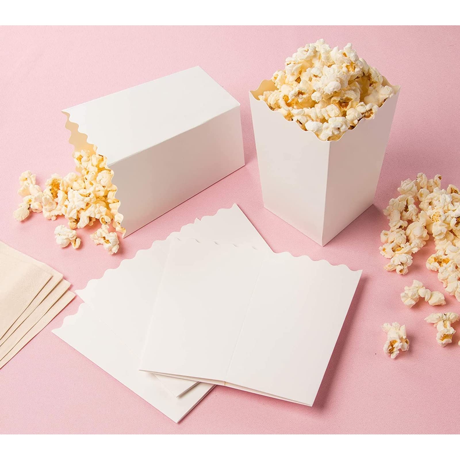 Blue Panda popcorn boxes bulk 100 pack for large events.