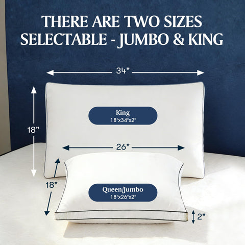 Blue Ridge Home Fashions pillow compression test shows quick fluff and recovery.