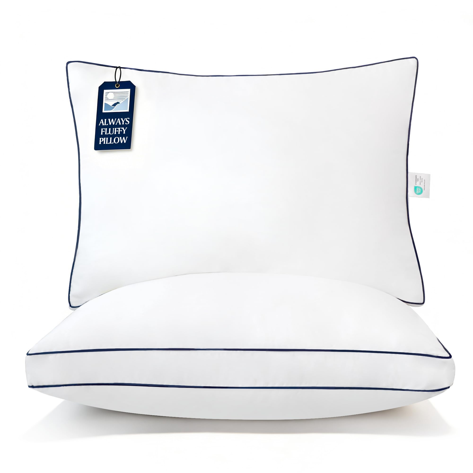 Blue Ridge Home Fashions hotel pillows queen set 2 for everyday comfort and reliable support.