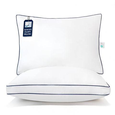 Blue Ridge Home Fashions hotel pillows queen set 2 for everyday comfort and reliable support.