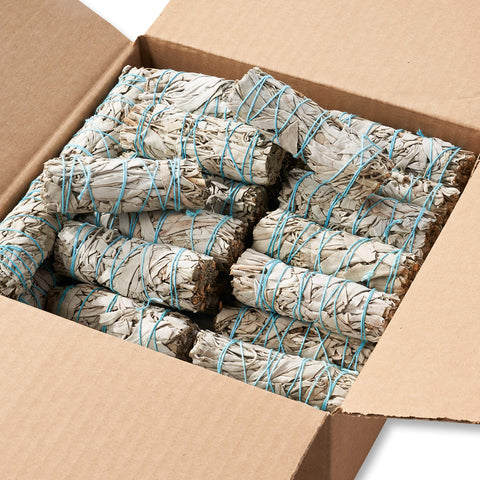 Blue River Sage hand tied white sage bundles for smudging in home or office