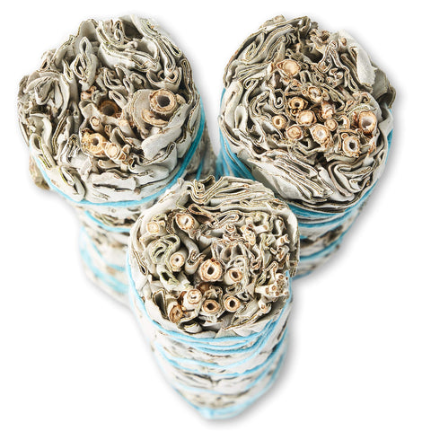 Blue River Sage instruction card guiding safe smudging practices