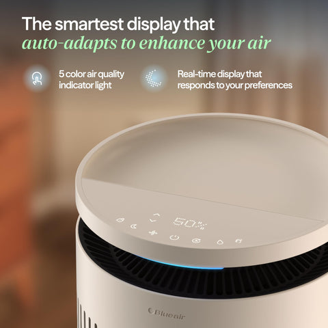 Blueair auto-drying mode indicator prevents musty odors