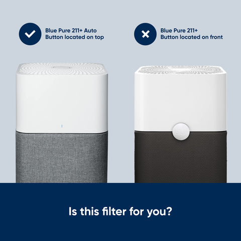 Blueair Blue Pure 211+ Auto carbon layer closeup traps odors.