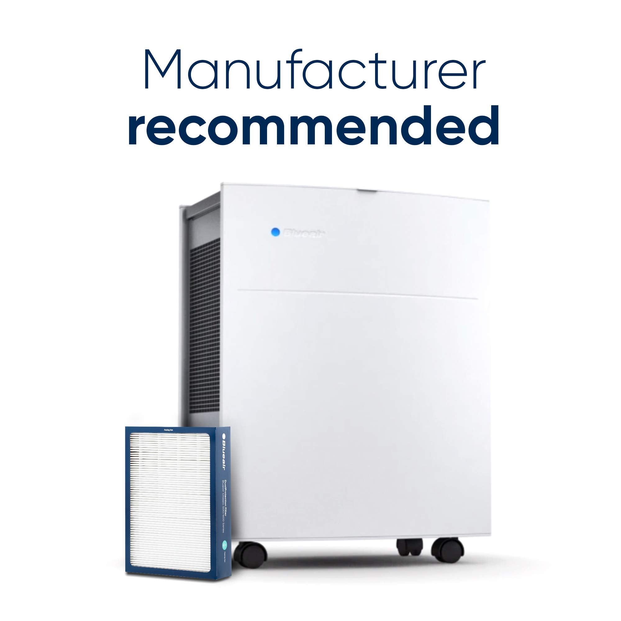 Three Blueair replacement filters in a 3-pack for Classic series.