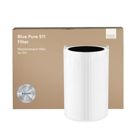 BLUEAIR Genuine Filter for Blue Pure 511 front view enhances purifier performance and air quality.